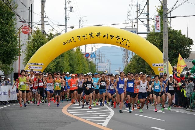 10月30日号砲「しまだ大井川マラソンinリバティ」参加者募集中！