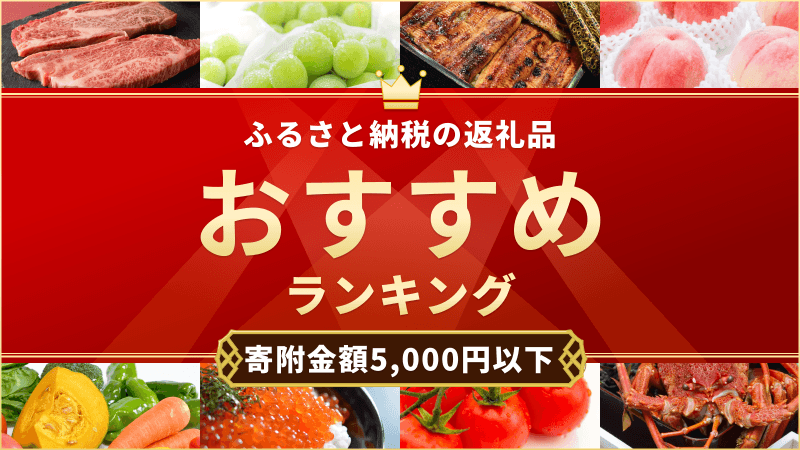 ふるさと納税「5,000円以下」のおすすめ返礼品ランキングを発表｜買い回りキャンペーンにもピッタリ