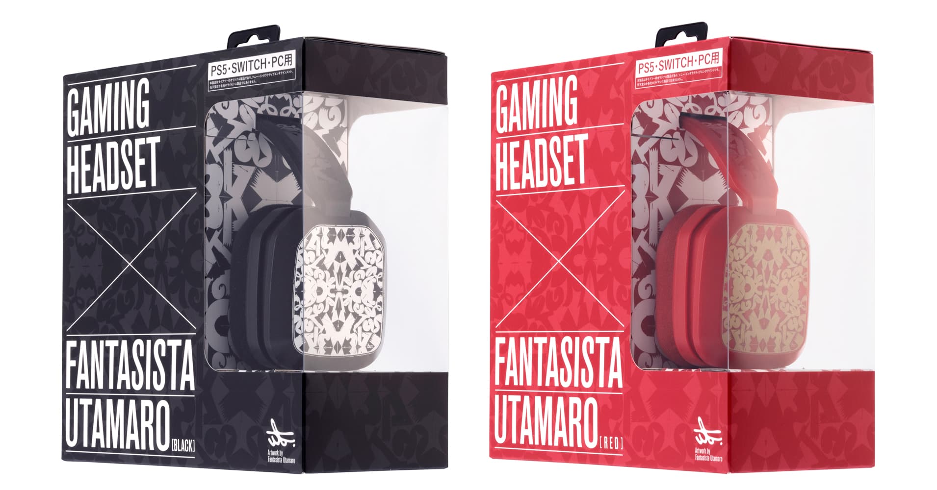 【GAMING HEADSET × FANTASISTA UTAMARO】世界的に活躍するアーティストのFantasista Utamaro氏がデザインを手掛けた高性能ヘッドセットが新発売！