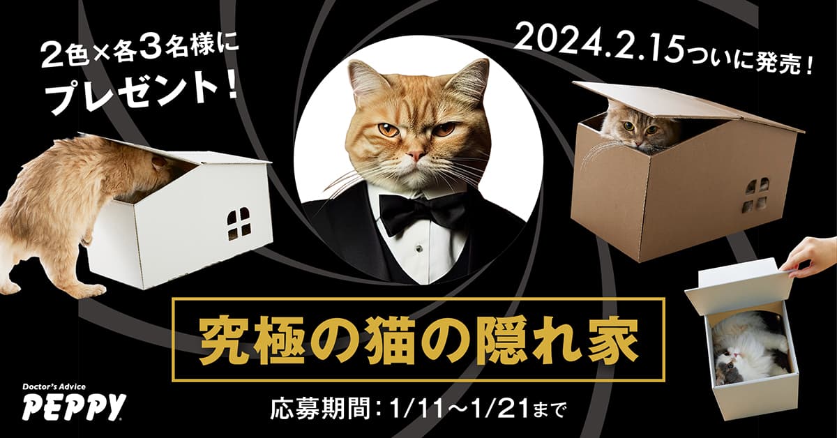 アナタの猫は常に見ている…【究極の猫の隠れ家】発売前先行体験キャンペーンが1月11日からスタート！