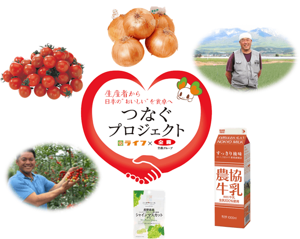 【首都圏ライフ】おいしい国産の農産物・畜産物を食べて生産者を応援！共同企画「つなぐプロジェクト」を開催！