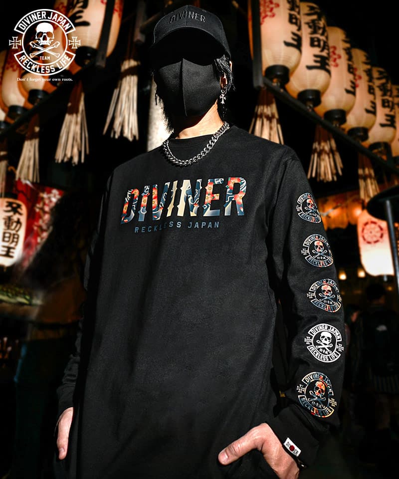 訪日外国人から話題の『DIVINER（ディバイナー）』より、「和彫り」からインスピレーションを受けた長袖Tシャツが11月3日より販売開始。