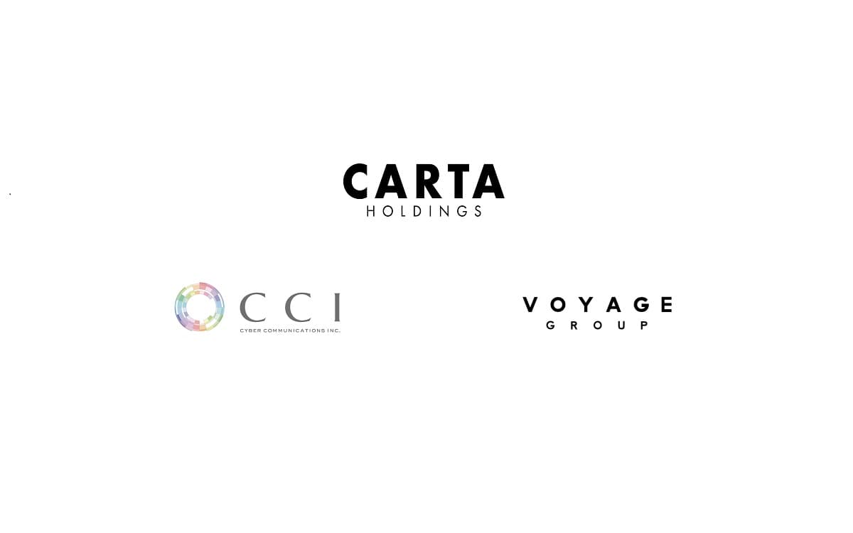 CARTA HOLDINGS、CCI、VOYAGE GROUPの経営体制に関するお知らせ