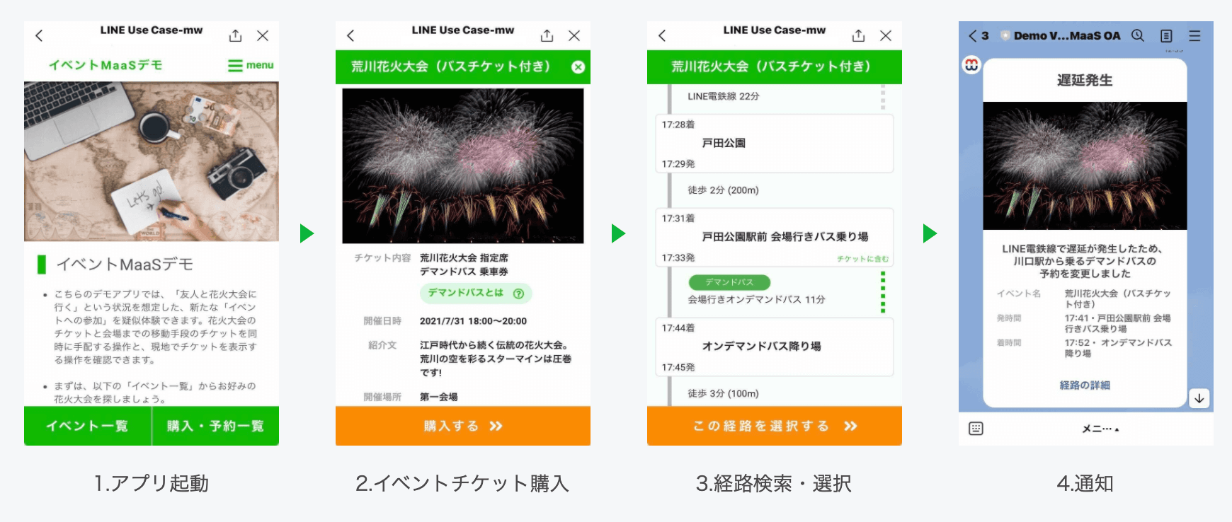 LINE APIとmixway APIを組み合わせてスマートなイベント体験を実現するMaaSデモアプリを公開