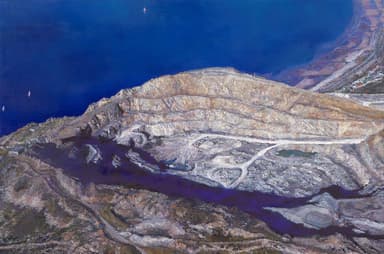 Quarry III(2011 oil on aluminium)