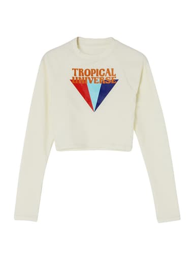 TROPICAL UNIVERSE RASH GUARD