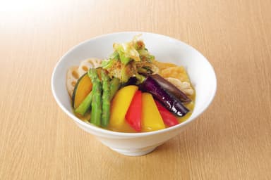 彩野菜のカレーうどん