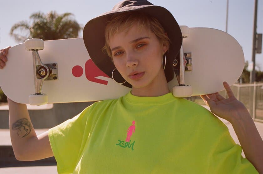 X-girlとスパイク・ジョーンズのスケートボードブランド
“GIRL-skateboards”がコラボレーションコレクションを発売！