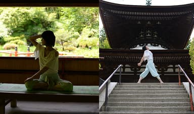 石山寺deヨーガセラピー体験