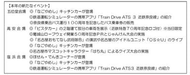 本年の新たなイベント