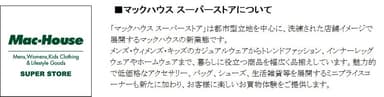 ・マックハウス スーパーストアについて