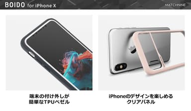 Matchnine iPhone X 専用ケース「BOIDO」仕様