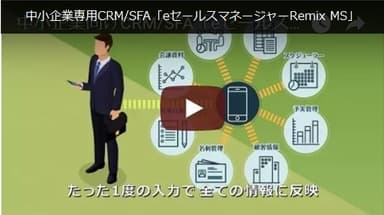 中小企業専用CRM/SFA「eセールスマネージャーRemix MS」のご紹介