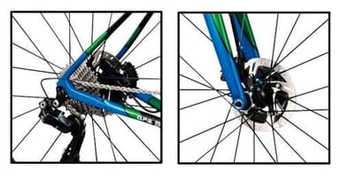 ディスクブレーキ設置部分