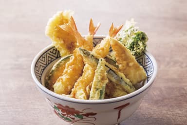 季節の特上天丼膳