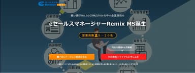 中小企業専用CRM/SFA「eセールスマネージャーRemix MS」キャンペーンサイト