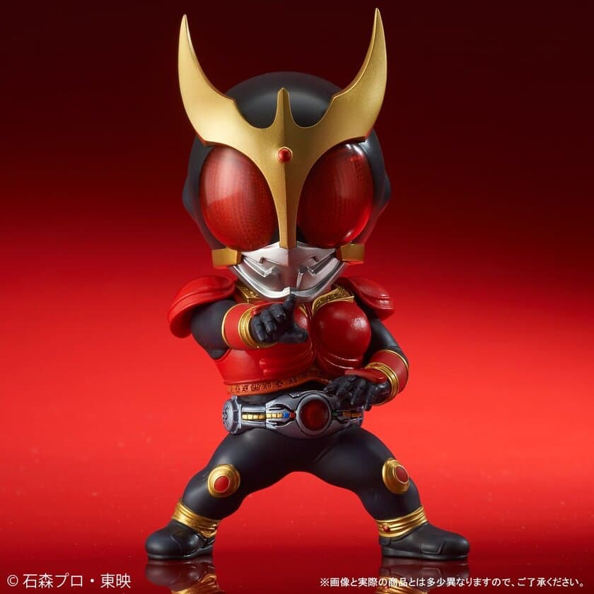 仮面ライダークウガがリアルなデフォルメフィギュアで登場　
全高約15cmで劇中のスーツのディテールを忠実に再現し商品化