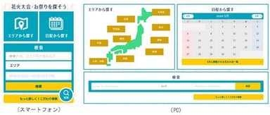 充実の検索機能