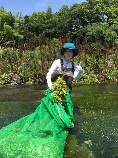 若村麻由美・静岡県柿田川2