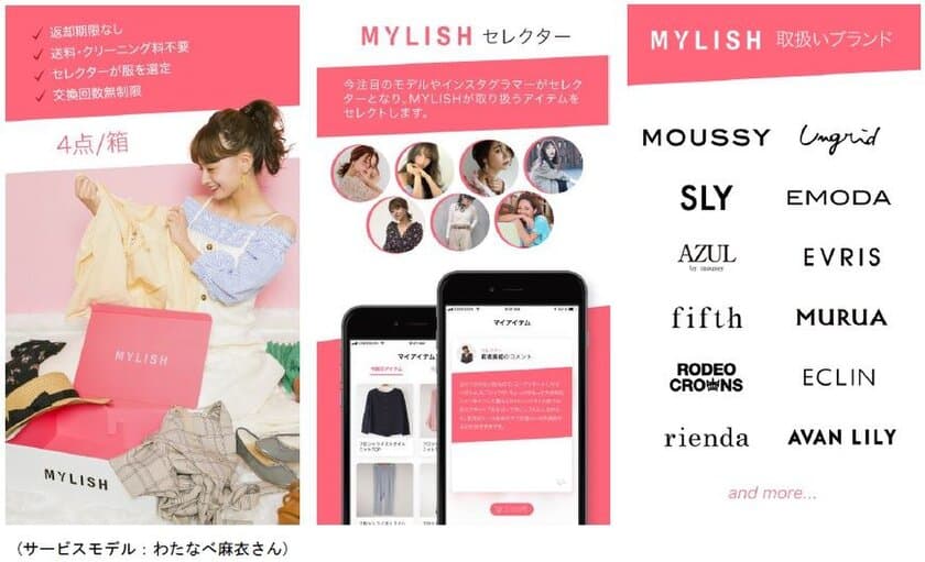 VOYAGE GROUP、人気セレクターが選ぶトレンド服のファッションレンタルサービス「MYLISH」開始