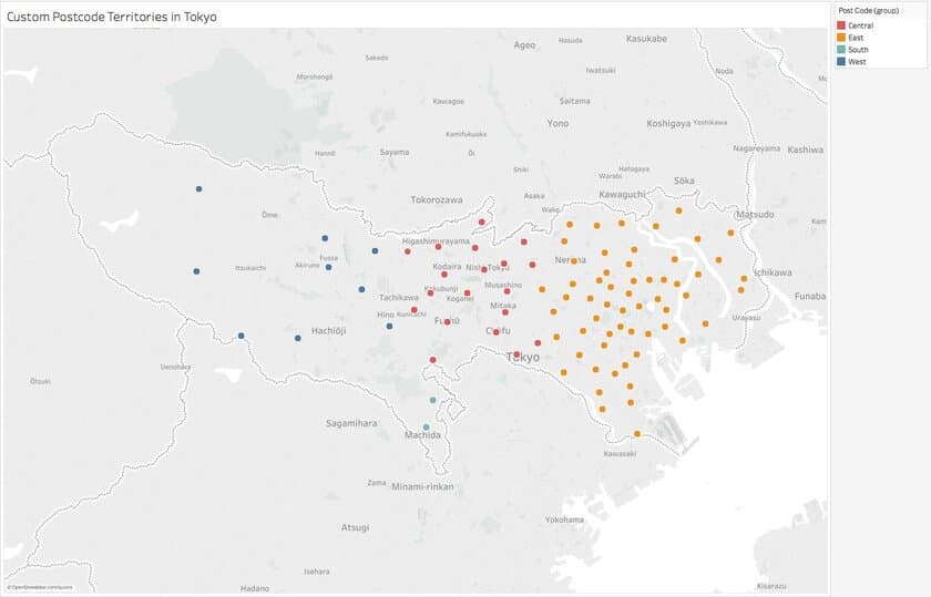 インクリメントＰ、BIツール「Tableau」向けに地図データを提供開始