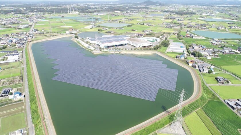 二川工業製作所、兵庫県稲美町に西日本最大の
水上太陽光発電所を竣工　
～10月29日に竣工式開催、10月31日より売電開始予定～