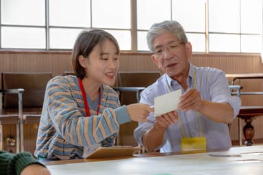 北小松でのワークショップにて