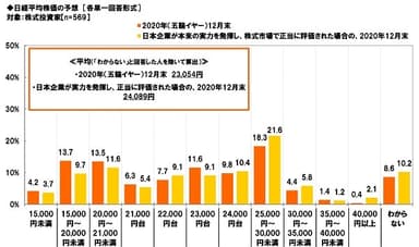 日経平均株価の予想≪2020年末≫