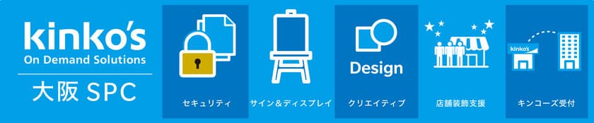 キンコーズ 関西での新しいチャレンジ　
デザインから製造のワンストップサービス拠点　
2019年1月「大阪セキュアードプロダクションセンター」オープン