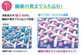 進化1　繊維の奥まで入り込む！