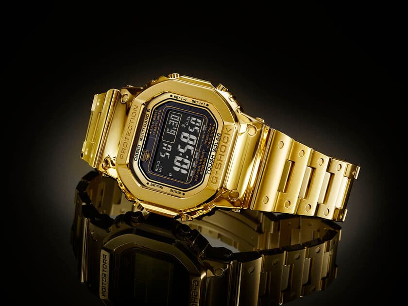 G-SHOCK35周年ファイナルを飾るスペシャルモデル
「金無垢G-SHOCK」が5月15日より受付開始