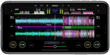 より自然に次の曲へ切り換えられる「PHRASE SYNC 」機能