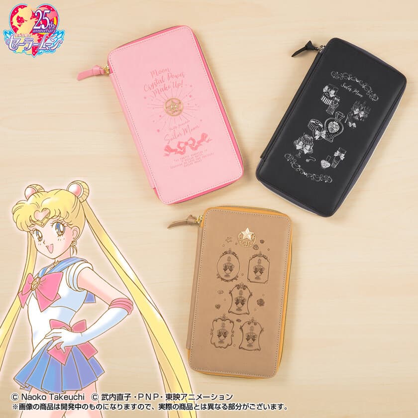 「美少女戦士セーラームーン」のマルチケース 2サイズ登場　
文具やスマホなどが収納できる内ポケット付きで各3種展開