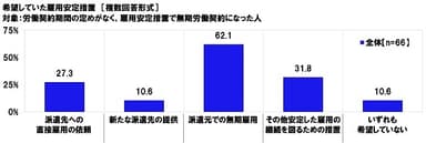 希望していた雇用安定措置