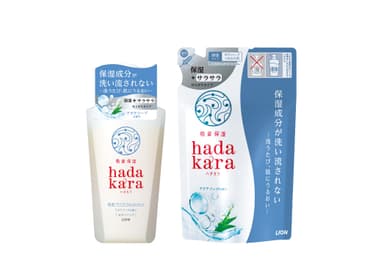 hadakara ボディソープ 保湿＋サラサラ仕上がりタイプ  アクアソープの香り