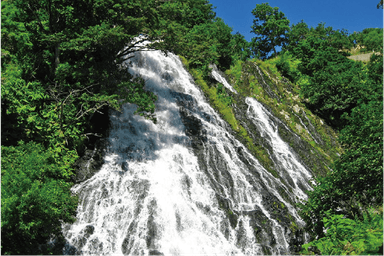 北海道 オシンコシンの滝