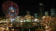 店内から見える夜景