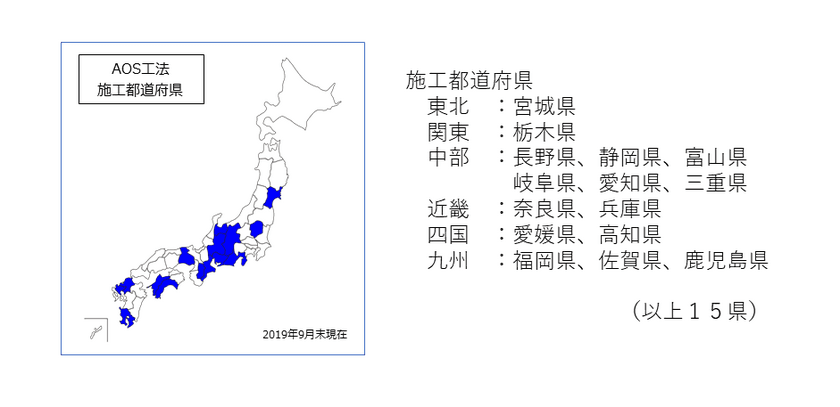 小規模橋梁補修のAOS工法が累計施工実施案件数50橋梁を突破