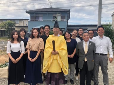 地鎮祭の様子