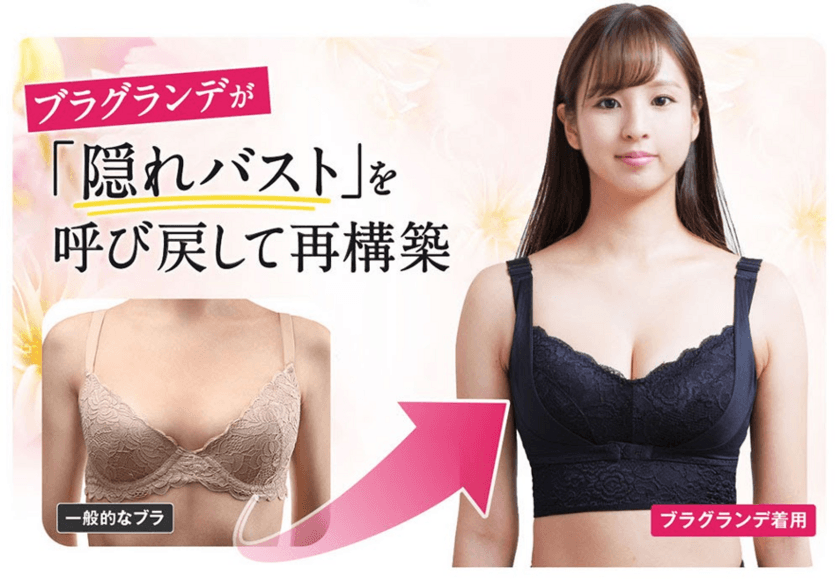 育乳カウンセラー戸瀬 恭子氏プロデュースの完全ノンワイヤー
育乳補正ナイトブラ「ブラグランデ - BraGrande -」発売！
～「育乳ブラ、はじまる」～