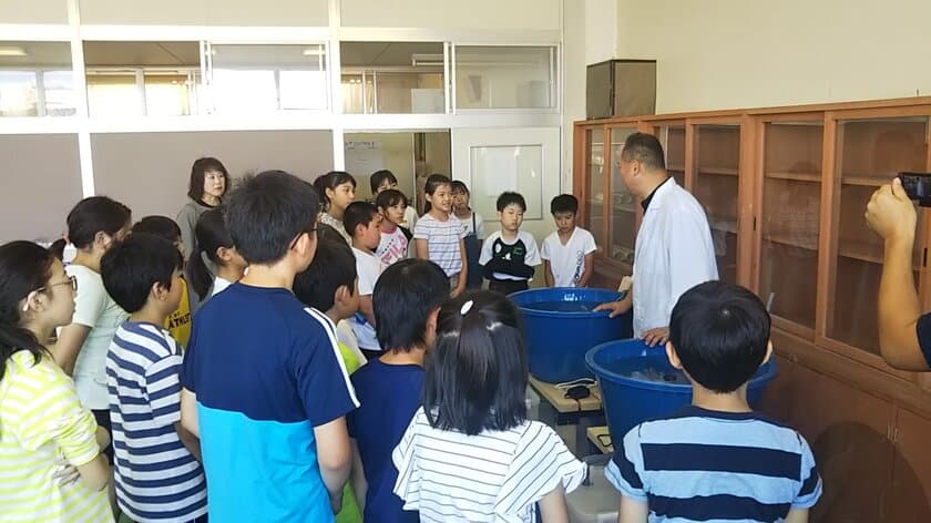 子どもの心の葛藤「命を頂くこと」の意味を考える　
青森の小学生　陸上養殖したメバルの今後を議論　
「いのちの授業」2020年2月21日(金)／
「結論実行の授業」同年3月12日(木)　
＜青森県青森市立長島小学校＞