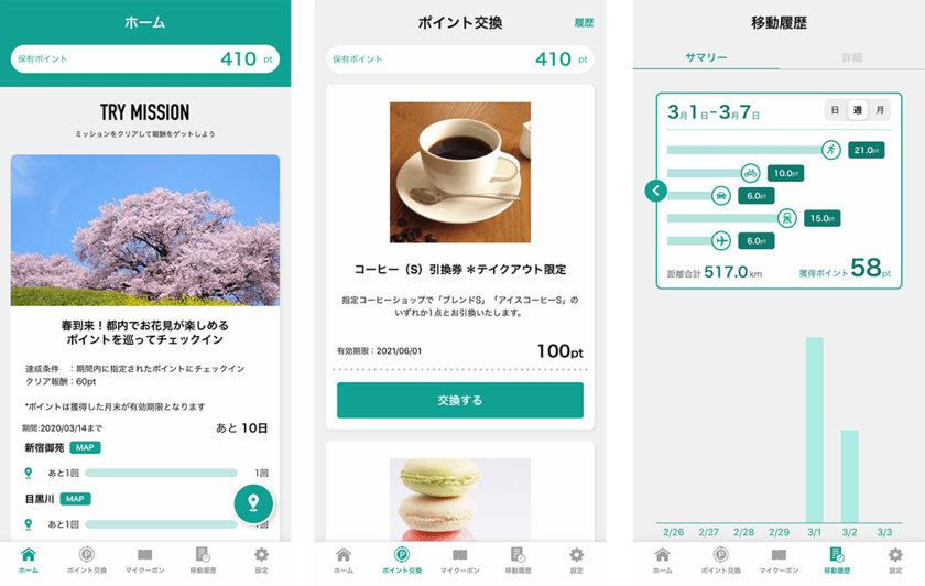 その移動もポイントに　
iOSアプリ『MOOVE』事前登録開始！