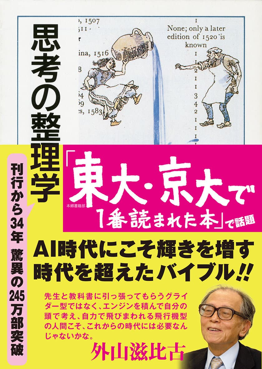 12年間で7度目の快挙！
34年前刊行の『思考の整理学』が2年連続京大1位
　―累計発行部数245万部突破―