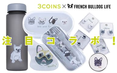 3COINS × FRENCH BULLDOG LIFE1