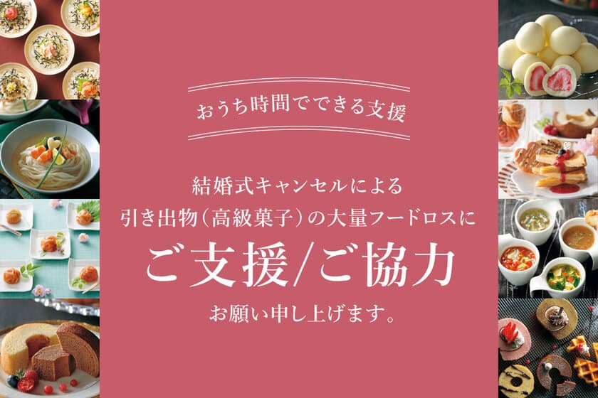 株式会社ピアリーが結婚式の延期・キャンセルに伴う
引き出物600万個のフードロスを防ぐセット販売と
クラウドファンディングを開始