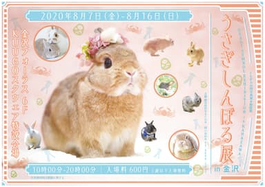 うさぎしんぼる展 in 金沢　キービジュアル