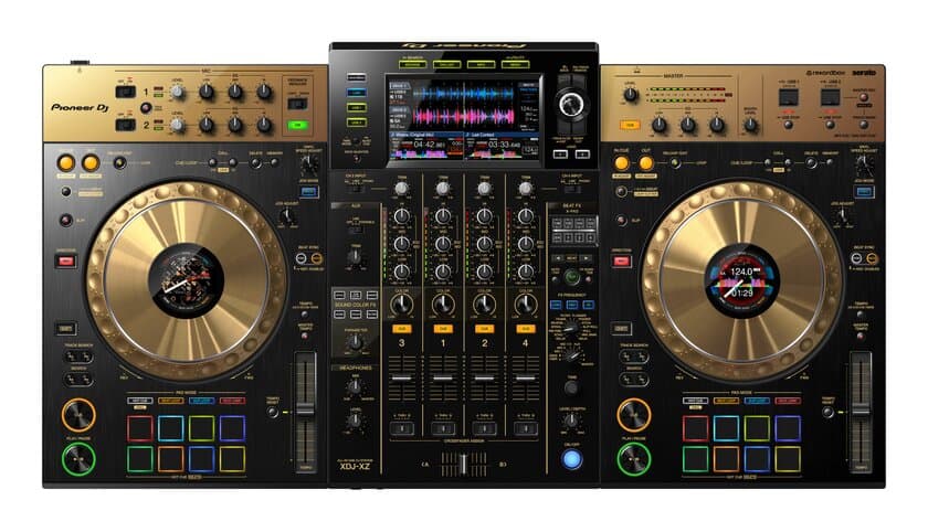 rekordboxとSerato DJ Proに対応し
プロフェッショナルな演奏を可能にする
オールインワンDJシステム「XDJ-XZ」の限定モデル
華やかなゴールドカラーの「XDJ-XZ-N」が登場