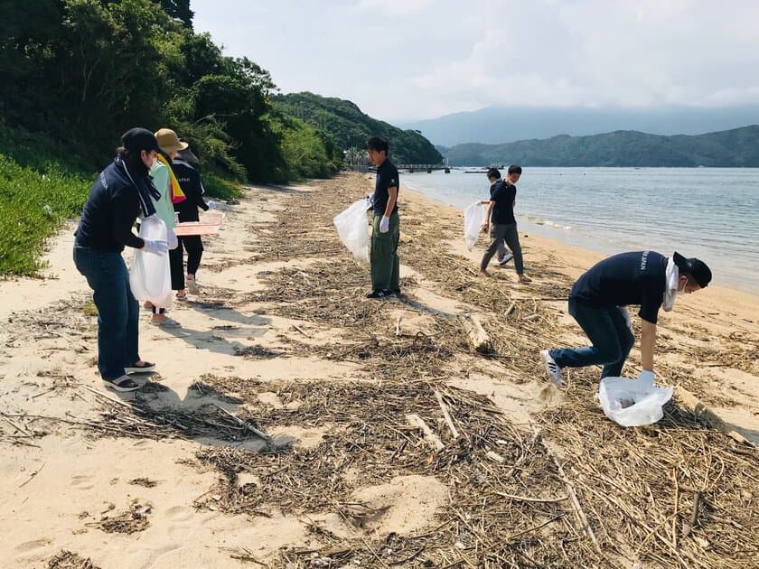 アイケンジャパンの自然保全活動　
ビーチクリーンで地域に貢献