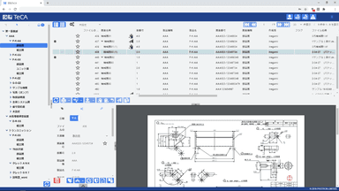 図脳TeCA(ティーカ)操作画面