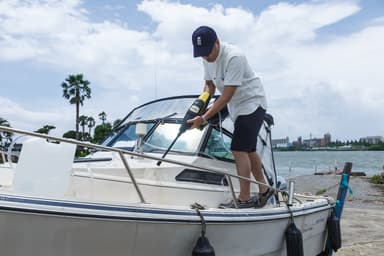 洗浄力で選べる2つのコードレスタイプの高圧洗浄機1